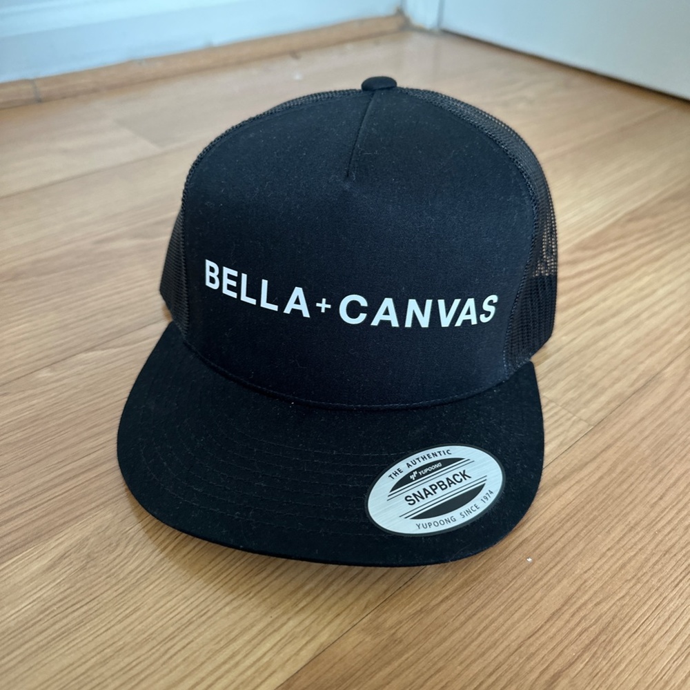 Bella + Canvas, Baseball Cap, Black, One Size